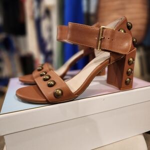 Cecelia Studded Block Sandals NEW